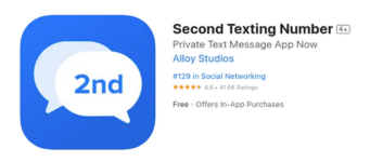 Second Texting Number - Communication project by NerdDevs